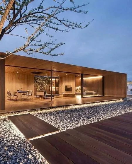 Organic modernism villa