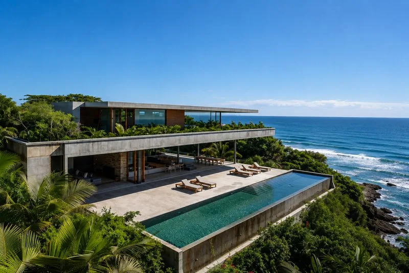 Private beachfront at Infinity Heights